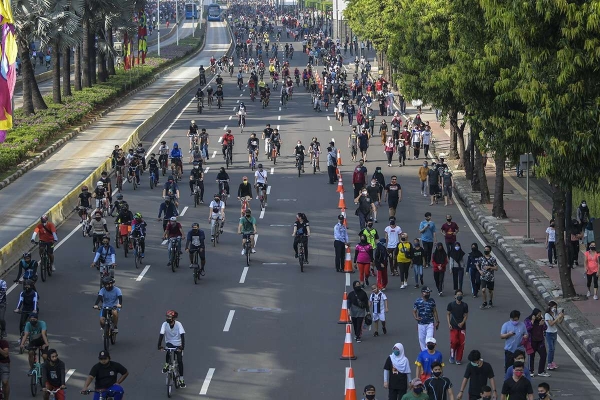 CFD Sudirman-Thamrin Kini Mulai 05.30 WIB