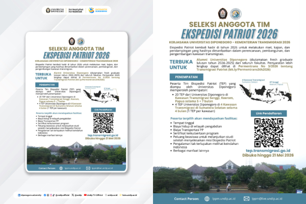 Kesempatan Emas! Lowongan Tim Ekspedisi Patriot 2026: Syarat, Cara hingga Link Pendaftaran