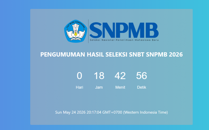 Pengumuman UTBK SNBT 2026 Besok