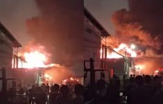 Kebakaran Hebat Gudang Paket di Kalideres Disertai Ledakan, Api Diduga Berasal dari Pabrik Tipe-X