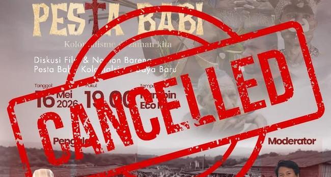 Nobar Film "Pesta Babi" di Bogor Baru Diputar 10 Menit Dibubarkan Warga, Tema Acara Jadi Sorotan