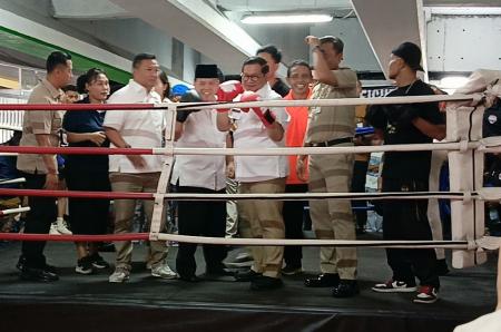 Pramono Resmikan Arena Tinju di Kolong Flyover Pasar Rebo, Tawuran di Jaktim Disebut Turun Drastis