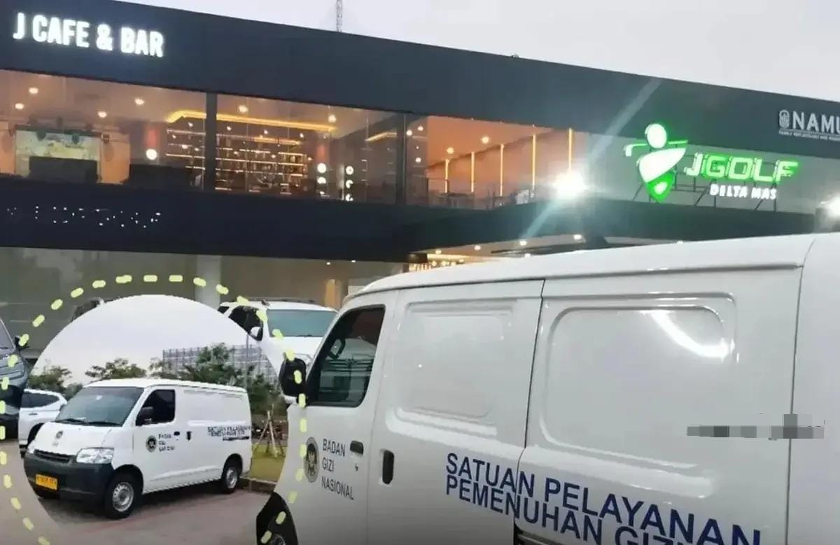Viral Mobil Operasional MBG Parkir di Tempat Hiburan Malam Cikarang, Warganet Heboh!