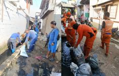Gotong Royong Atasi Genangan, Saluran Air di Cengkareng Barat Dibersihkan