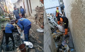 Gotong Royong Berlanjut di Cengkareng Barat, Saluran Air Dibersihkan untuk Antisipasi Genangan