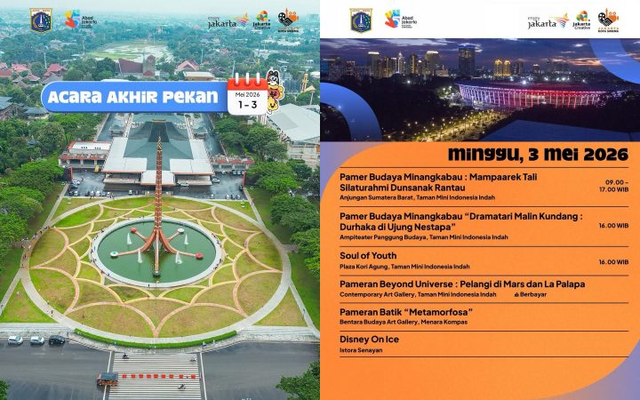 Rangkaian Event Akhir Pekan Seru di Jakarta 1-3 Mei 2026