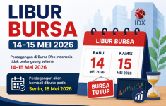 Libur Bursa 14-15 Mei 2026