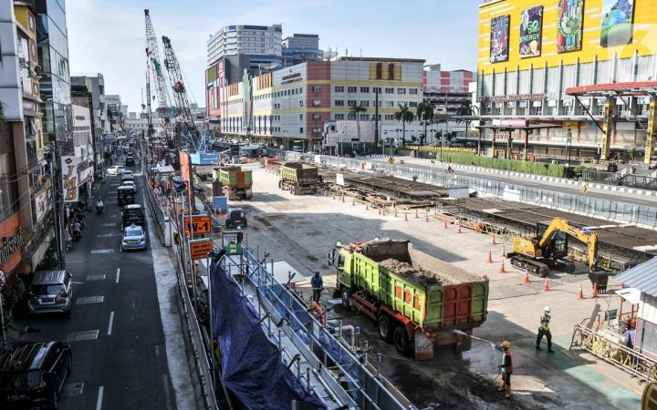 MRT Jakarta Rekayasa Lalu Lintas Harmoni