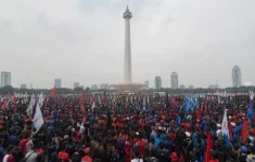 Rekayasa Lalin di Monas Peringatan Hari Buruh 2026, Catat Rute dan Detail Waktunya