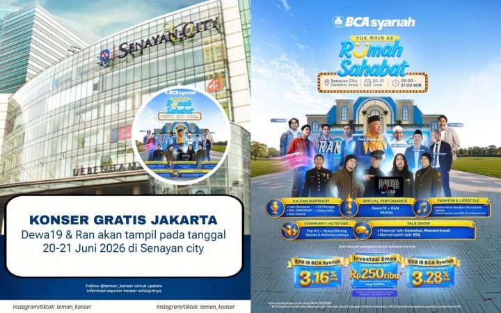 Dewa 19 dan RAN Siap Guncang Senayan City