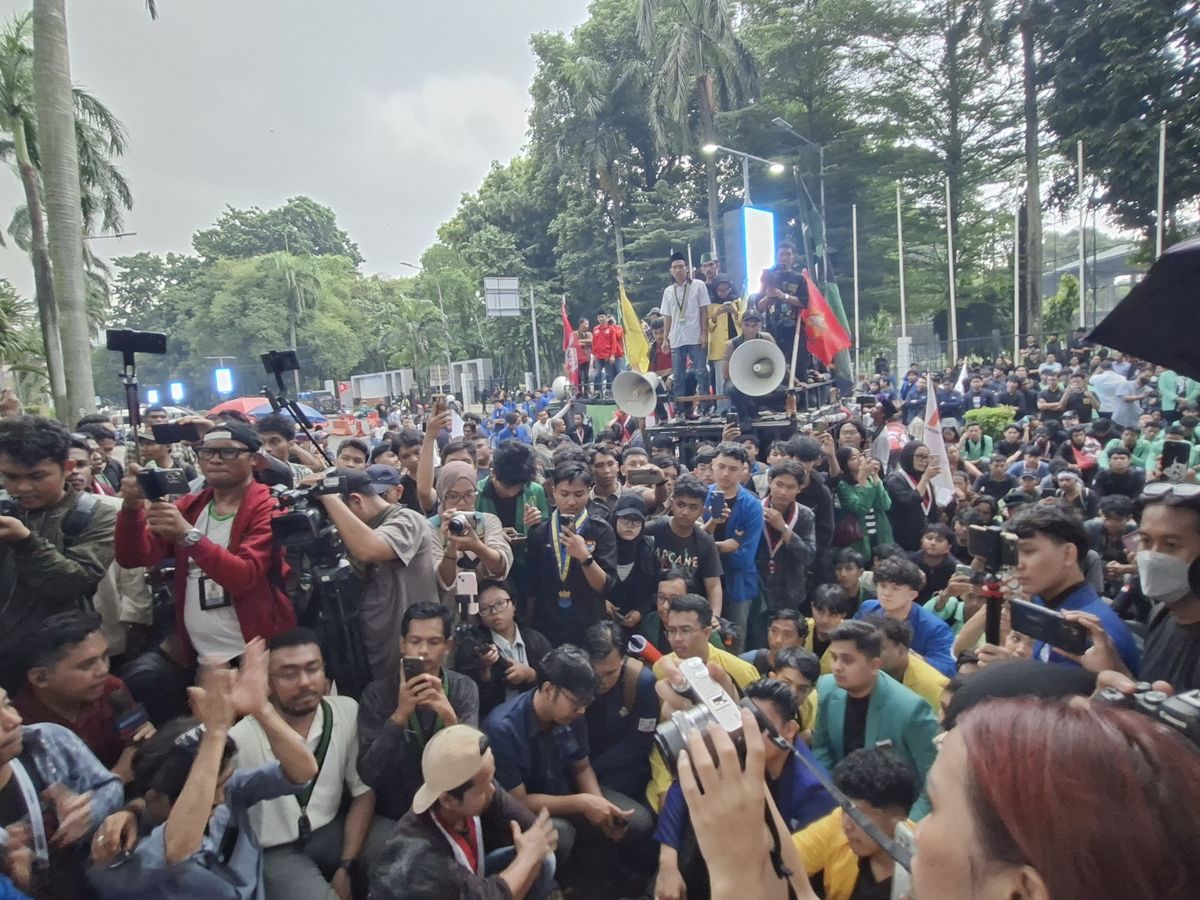 Lima Demonstrasi Digelar Serentak di Jakarta Pusat
