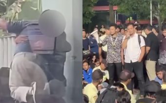 Heboh! Mahasiswa PNJ Berciuman Sesama Jenis di Area Kampus, Orang Tua Sujud Minta Maaf