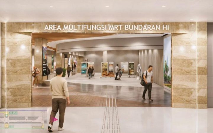 Sambut MRT Fase 2A, Stasiun Bundaran HI Bakal Punya Area Multifungsi Baru