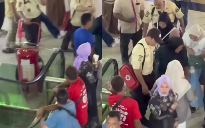 Ngeri! Eskalator Pasar Tanah Abang Diduga Eror, Pengunjung Ketindihan