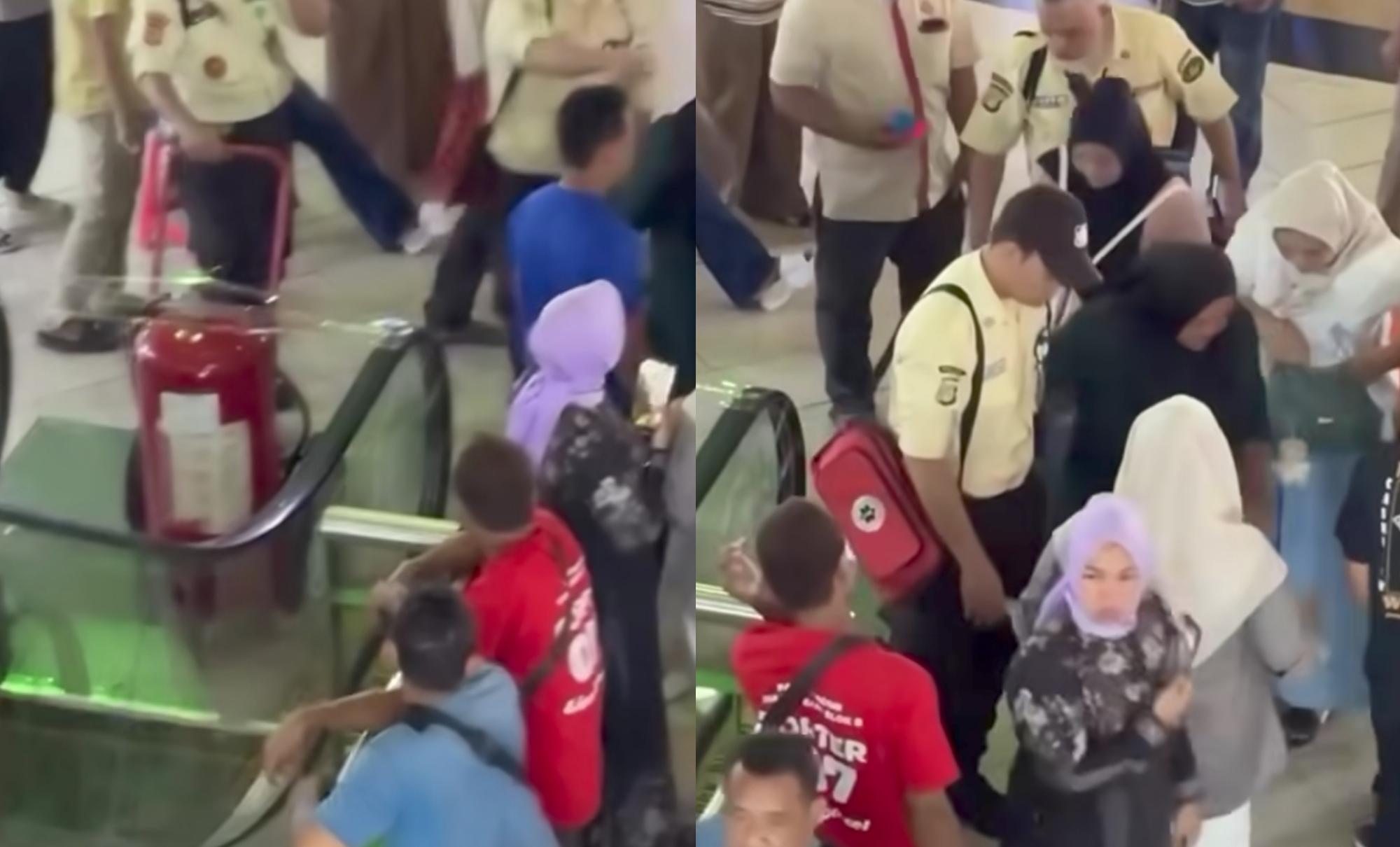 Ngeri! Eskalator Pasar Tanah Abang Diduga Eror, Pengunjung Ketindihan
