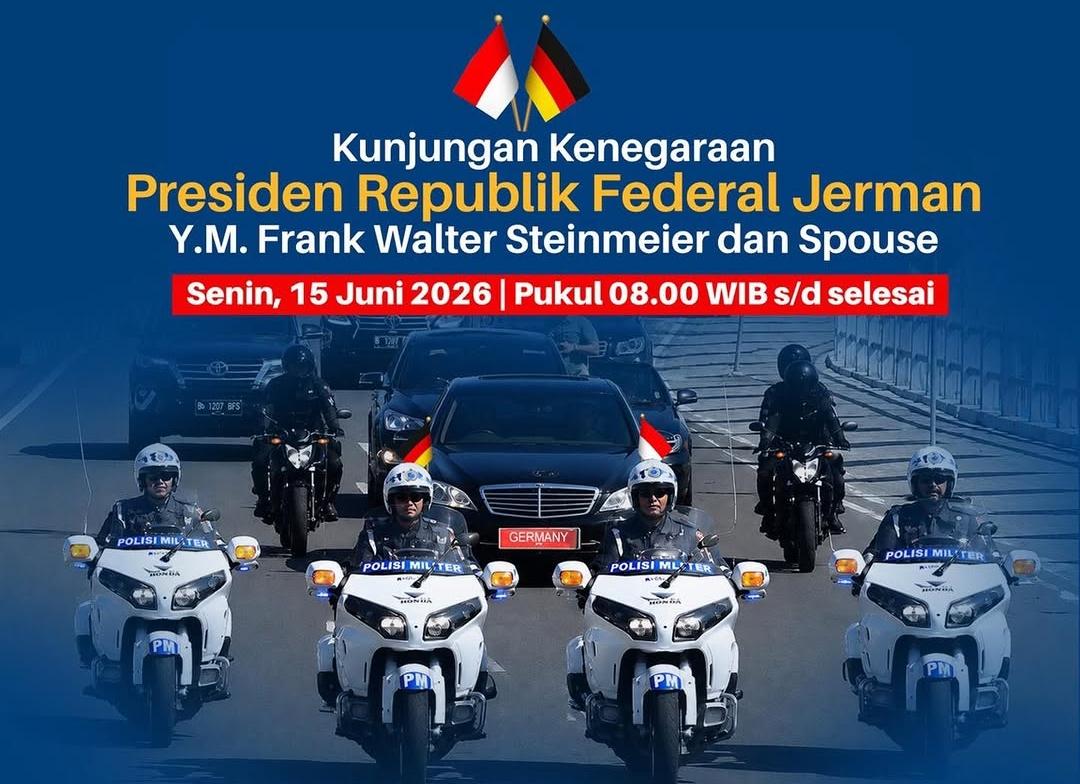 Presiden Jerman Kunjungi Jakarta, 10 Ruas Jalan Ini Ditutup Sementara