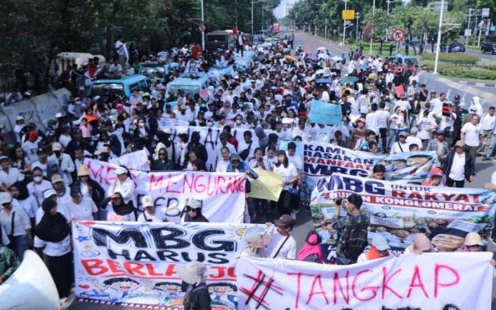 Aksi Dukungan MBG Munculkan Pertanyaan