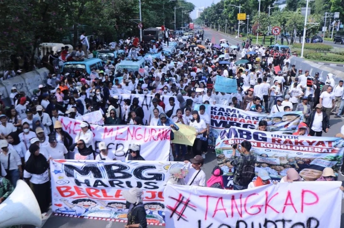 Aksi Dukungan MBG Munculkan Pertanyaan
