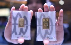 Harga Emas Antam Hari Ini Turun Rp9.000