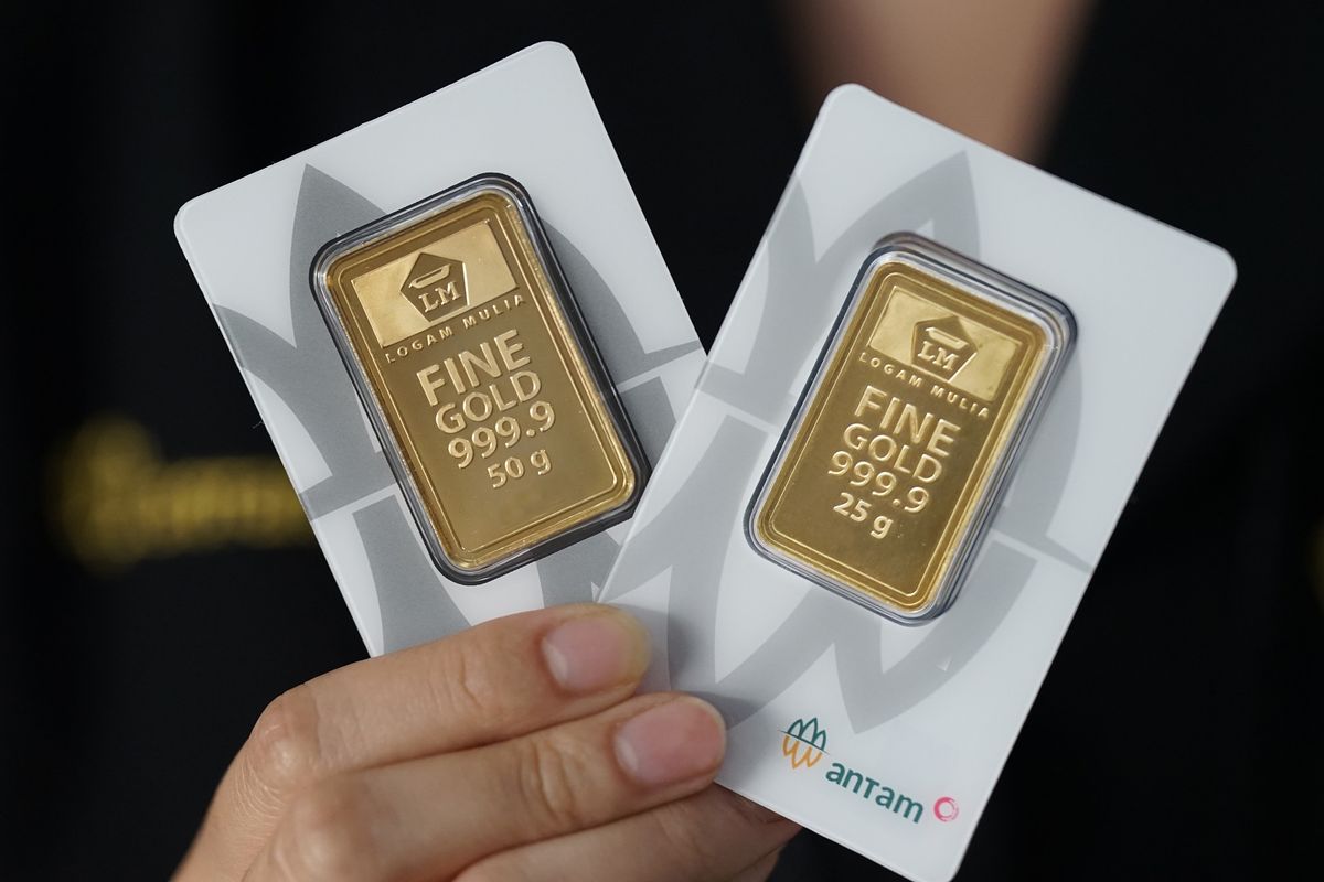 Harga Emas Pegadaian Kompak Turun pada 2 Juli 2026
