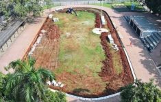 Pemkot Depok Bangun Lapangan Tenis Gratis dan Jogging Track Baru di Balai Kota