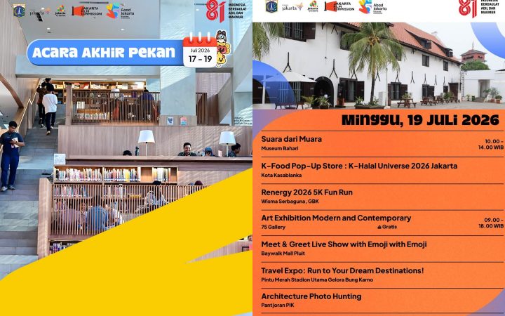 Daftar Event Akhir Pekan 18–19 Juli 2026 di Jakarta