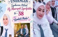 Ultah ke-58 Istri Sekda Kalsel Digelar dengan Tema “Kembali Muda”