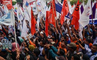 50 Ribu Motor Buruh Bergerak ke Jakarta 24 September