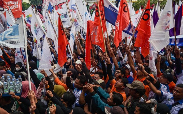 50 Ribu Motor Buruh Bergerak ke Jakarta 24 September
