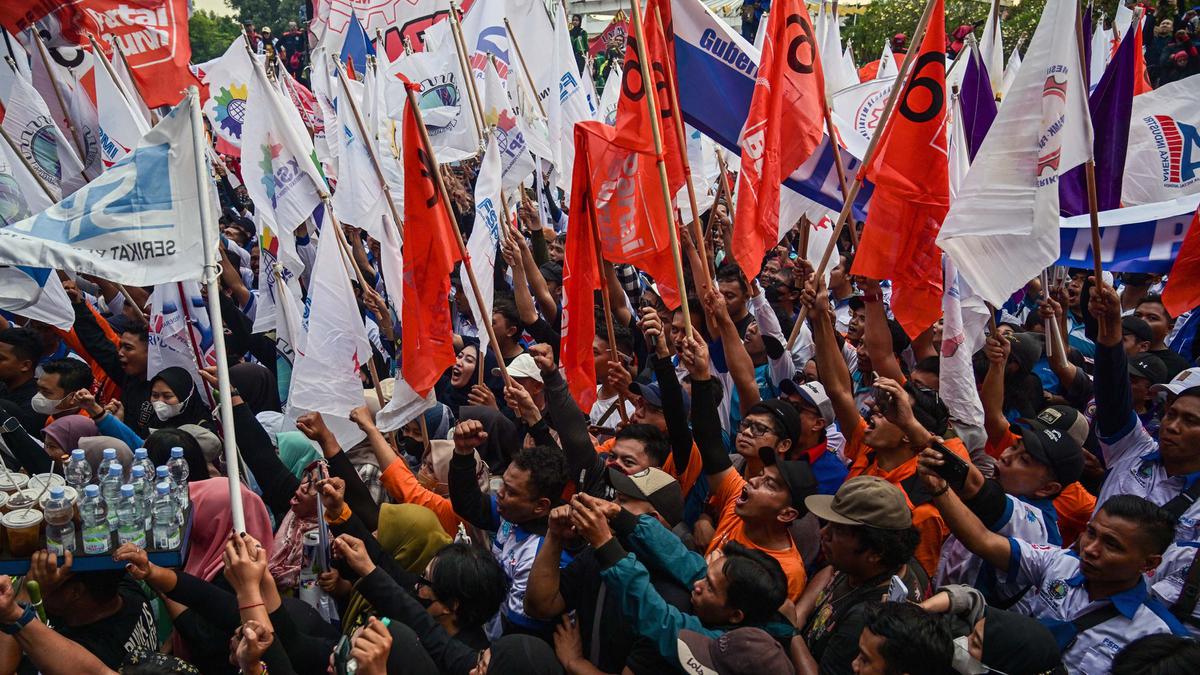 50 Ribu Motor Buruh Bergerak ke Jakarta 24 September