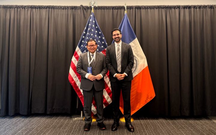 Pramono Anung Bertemu Wali Kota New York