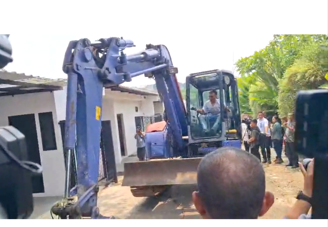 Rumah Dinas di Lapas Cibinong Dibongkar