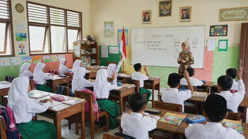 Bahasa Inggris Wajib Mulai Kelas 3 SD pada 2027/2028