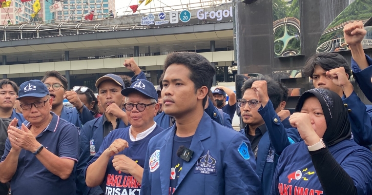 Mahasiswa Trisakti Gelar Aksi di Istana Negara Hari Ini